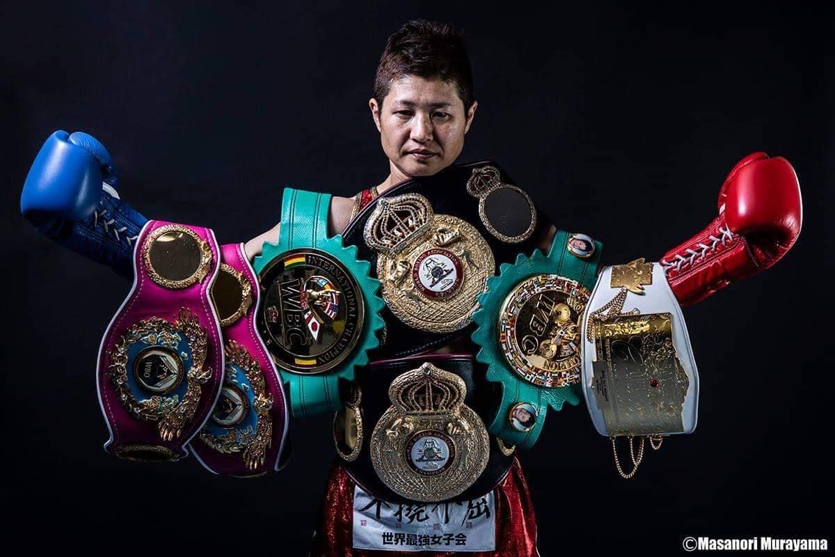 日本で唯一の世界五階級制覇チャンピオン 元女子ボクシング選手、藤岡 