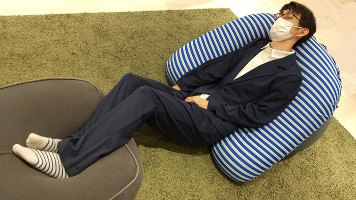 一体型なので着崩れなし