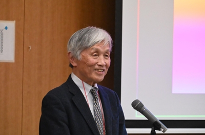 特別講演の講師を務める佐川眞人特任教授