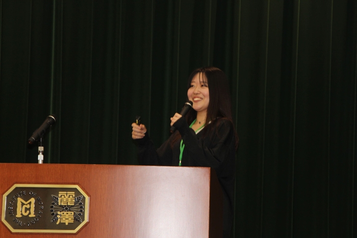 長崎県平戸市「住民協働まちづくりプロジェクト」 （外国語学部4年次生 石田来美さん）