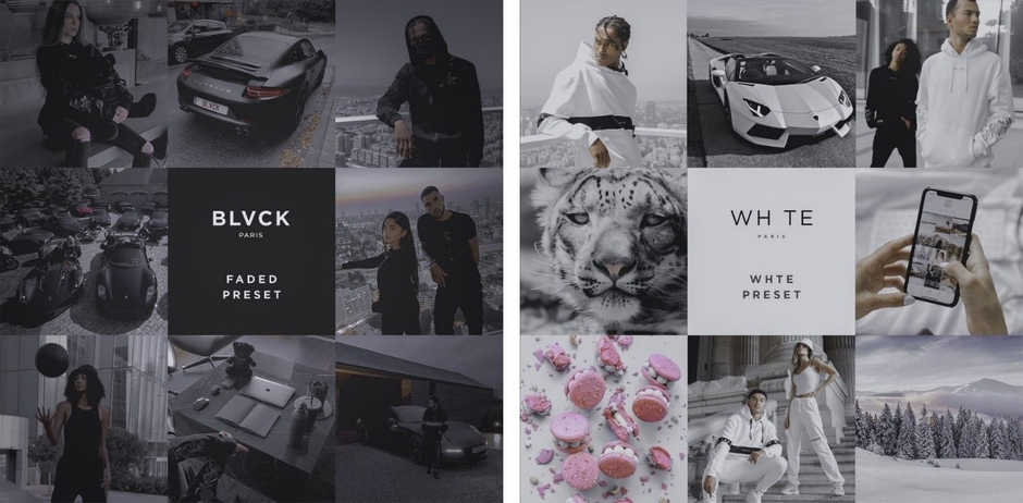 「BLVCK PARIS/WH TE PARIS」