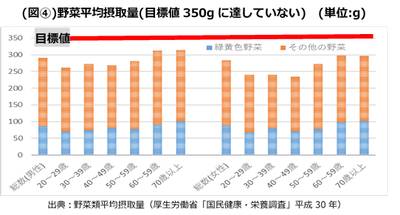 野菜平均摂取量