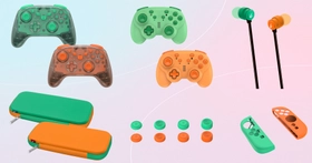 エメラルド、オレンジカラーのSwitch2用ゲームアクセサリー6種を7月下旬に発売！