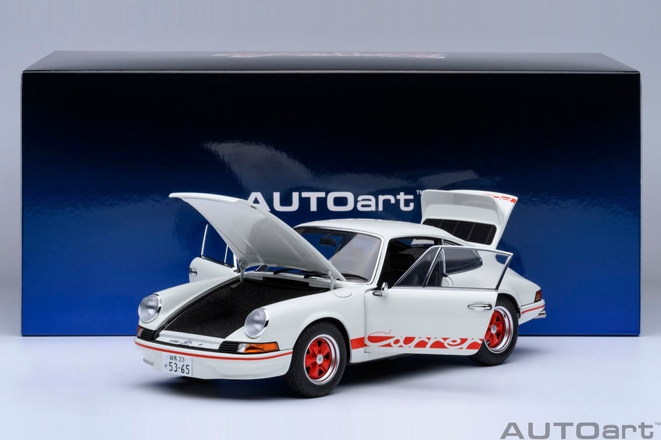 AUTOart 1/18スケール ポルシェ 911 カレラ 2.7 RS (サーキットの狼／早瀬 佐近)