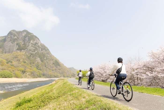 狩野川沿いをサイクリング2