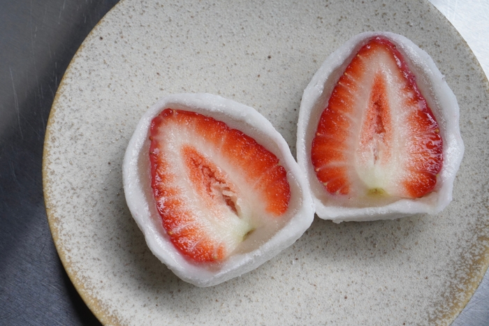 <いちご大福と茶菓の店 あか>いちご大福 赤い妖精