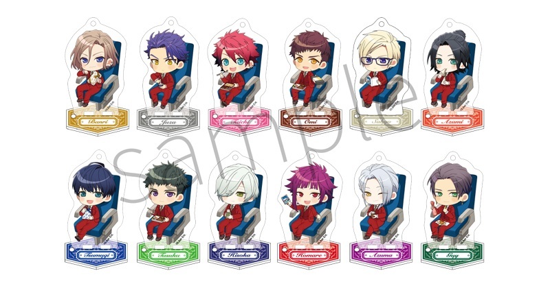 トレーディングアクリルスタンドキーホルダー【春組・夏組】(全12種)