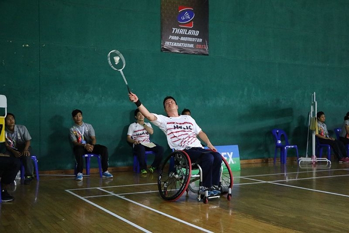 車いすバドミントン 村山選手