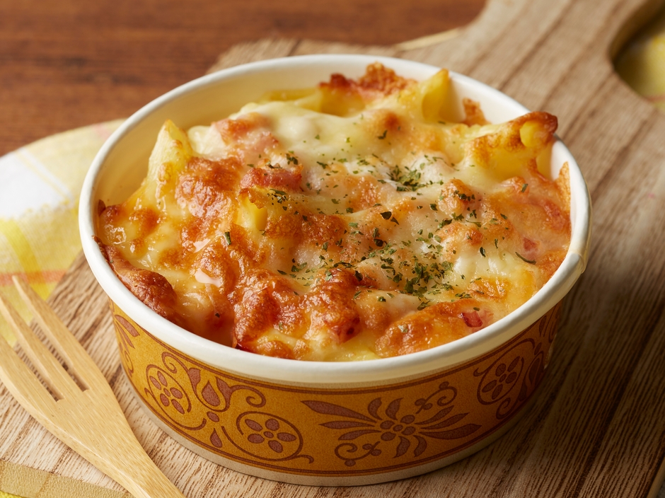 ベーコンとモツァレラ入りチーズ焼き画像(画像はイメージです。)