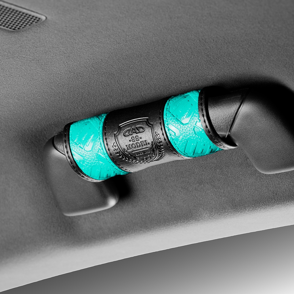 アシストグリップカバー SSモデル モノグラムレザーオーシャンブルー【HA749-01-01】