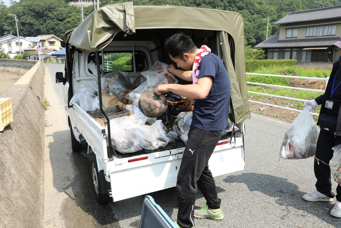 当日集めたゴミ