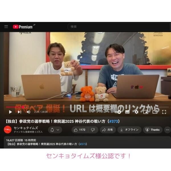 クマアンドベアーの推しハグベアシリーズの保守派ベア