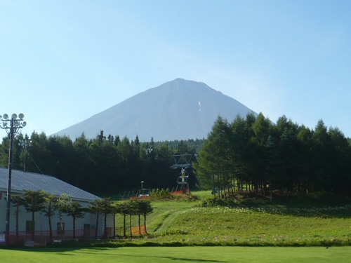 8月13日　リリーパークから見た富士山