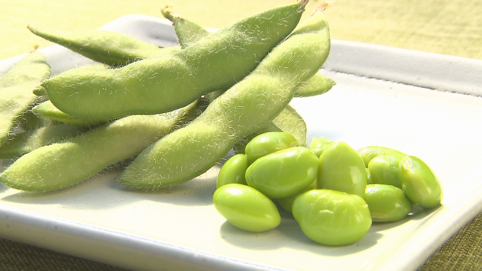 一粒一粒が大きく甘みが強い「枝豆」