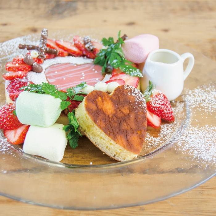 練乳をかけるとさらに美味しく!