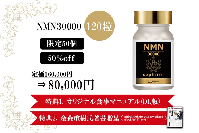 NMN セフィロト 30000/120粒