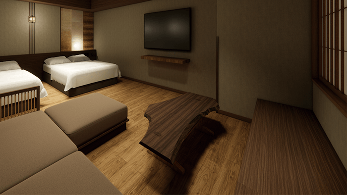 ロイヤルスイート:リビング