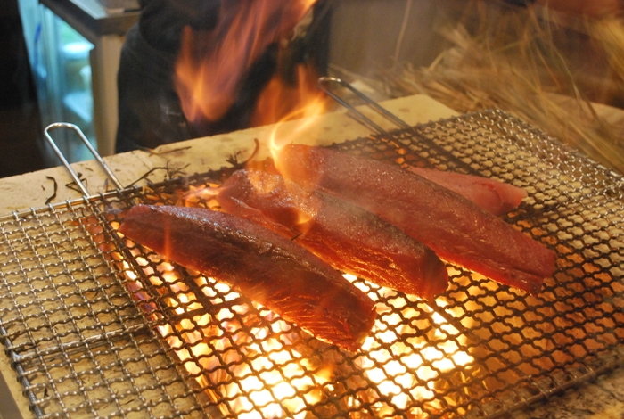 藁焼きイメージ