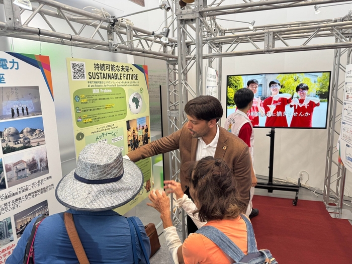 持続可能な未来へ・説明員Ahmed
