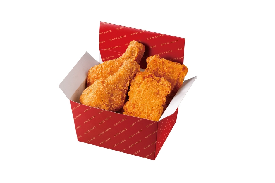 極旨フライドチキン(骨付き)2個 ジューシーチキン(プレーン)2個