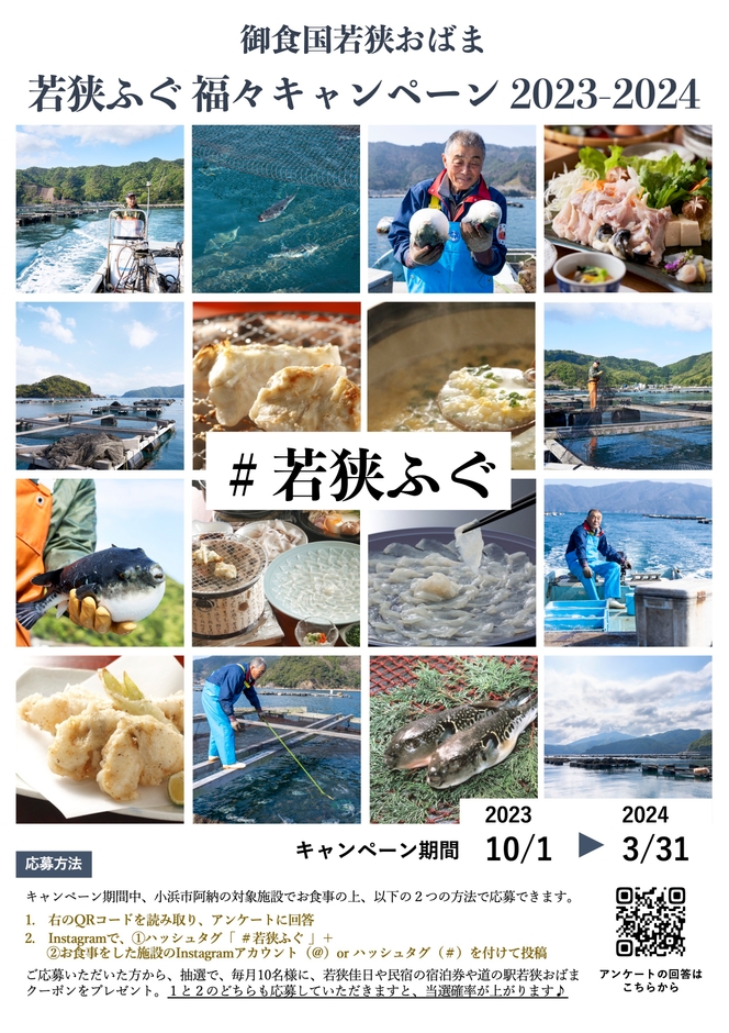 若狭ふぐ福々キャンペーンチラシ