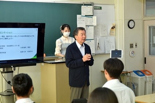 大澤教授による高大連携の趣旨説明