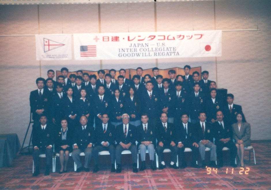 日米親善試合出場の選手団