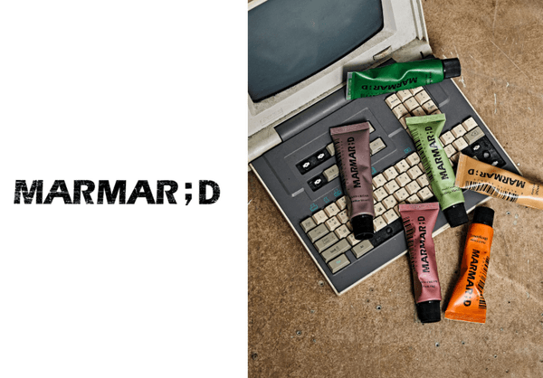 MARMAR;D（マルマルディ）ロゴと人気商品　ハンドクリーム（イメージ）