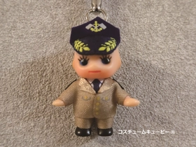 大阪水上バス限定！船長のコスチュームキューピー®発売開始