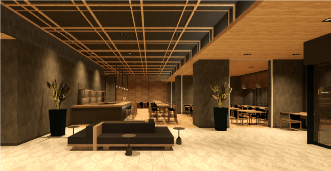 ロビーよりレストラン(イメージ)