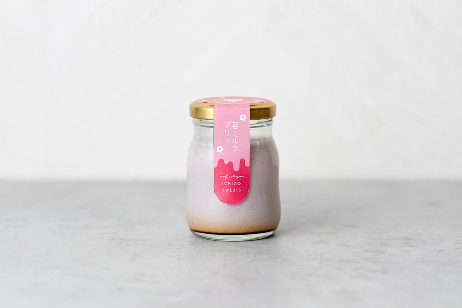 苺ミルクプリン