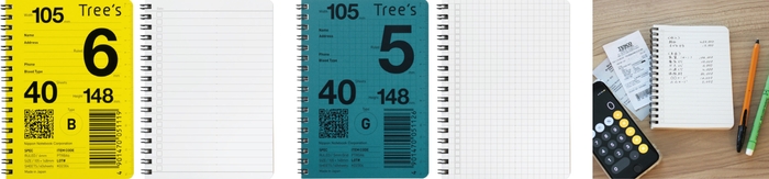 Tree's『Wリングメモ』A6サイズ 1