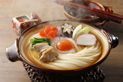 平延べうどん(鍋調理画像)
