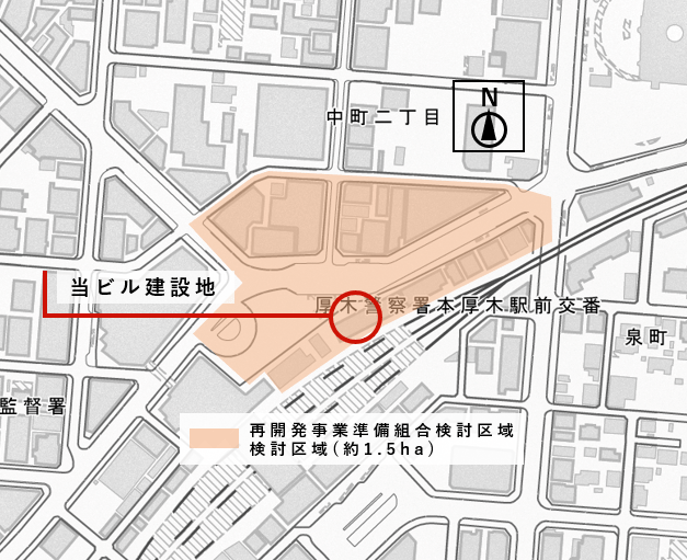 本厚木駅北口建設予定地