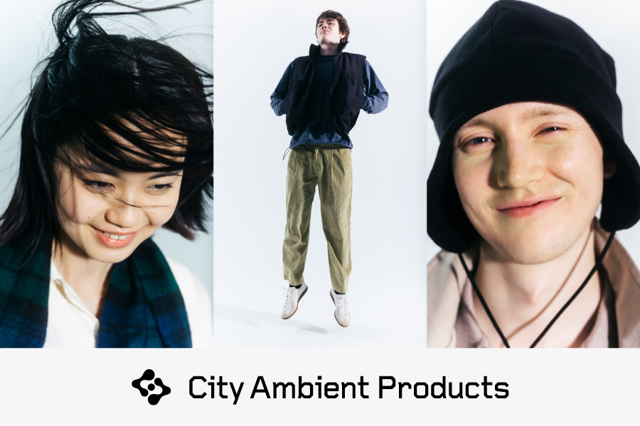 SHIPS MENから、新レーベル「City Ambient Products（シティ アンビエント プロダクツ）」が2024年秋冬シーズンよりデビュー