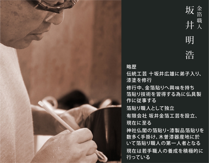 金箔職人 坂井 明浩