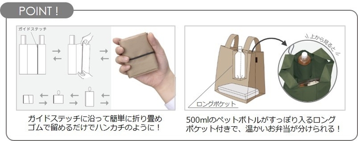 ポケットスクエア デリバッグ 製品特徴