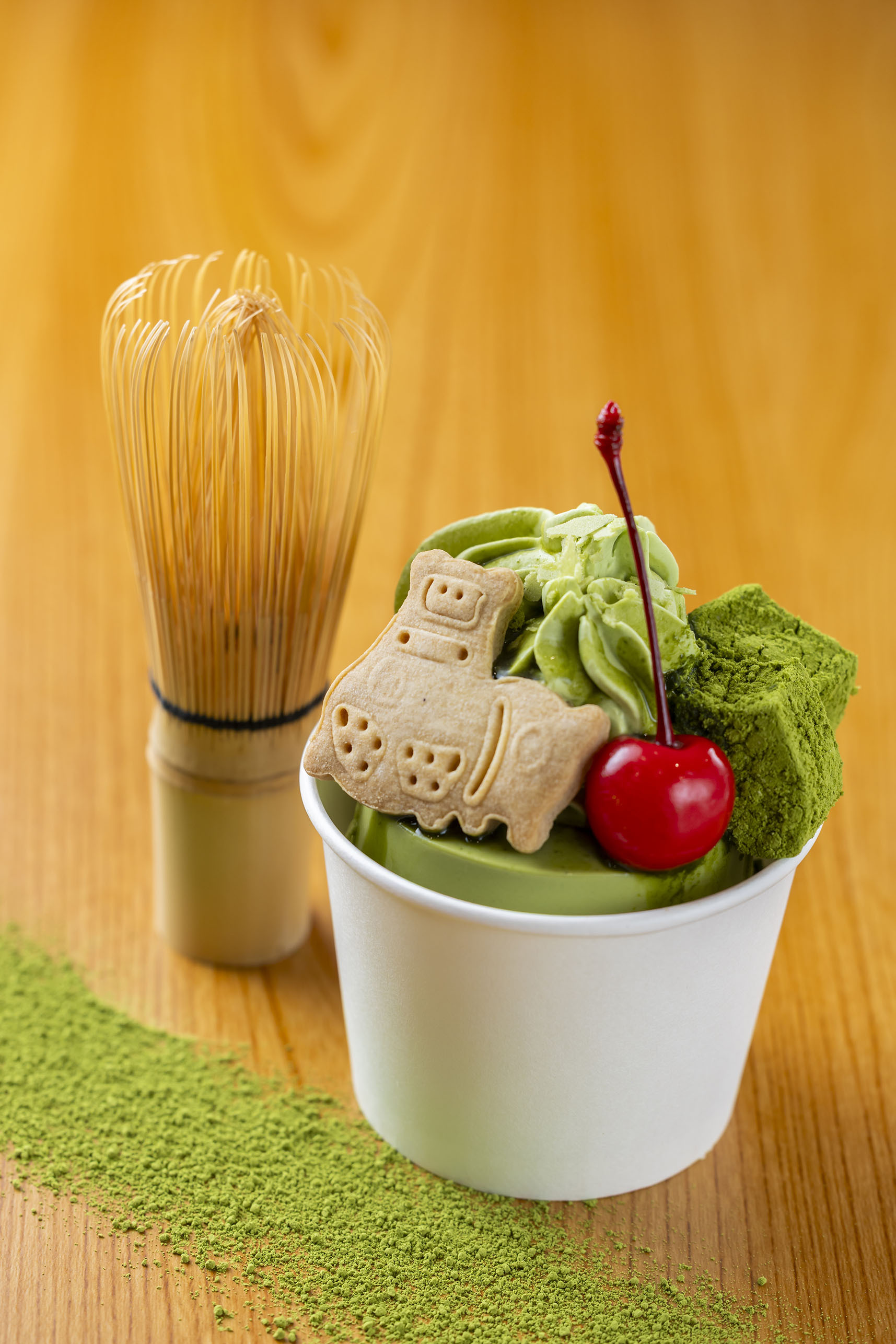 抹茶あんみつプリン 750円