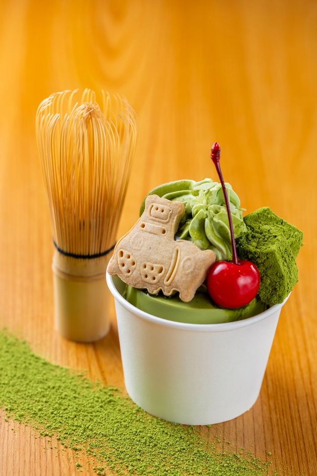 抹茶あんみつプリン 750円