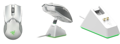 Razer、超高速ワイヤレスマウス＆充電ドッグセット 「Viper Ultimate Mercury White」国内発売を決定！ 「Viper Ultimate Quartz Pink」は価格改定
