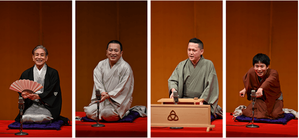 ▲桂米團治　　　　　　▲桂吉弥　　　　　▲桂しん吉　　　　▲桂天吾