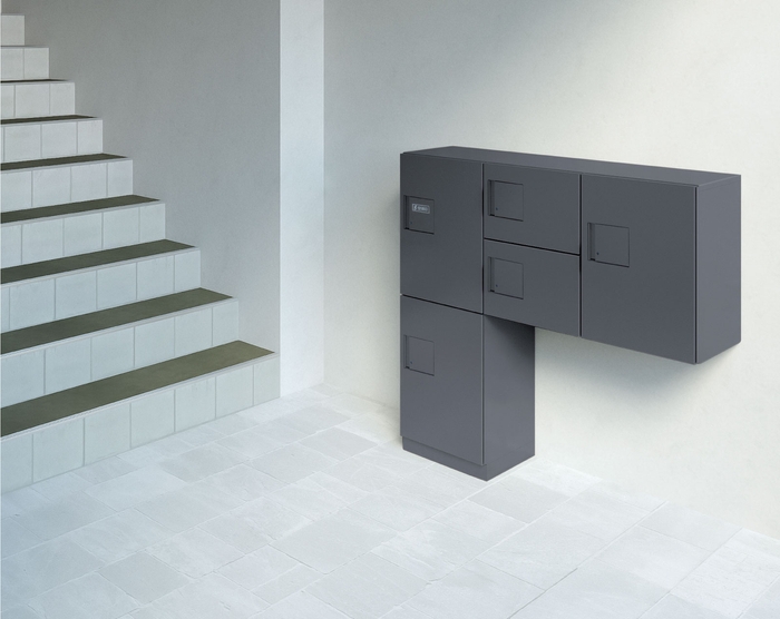 設置イメージ(壁面+床面固定、壁面固定)