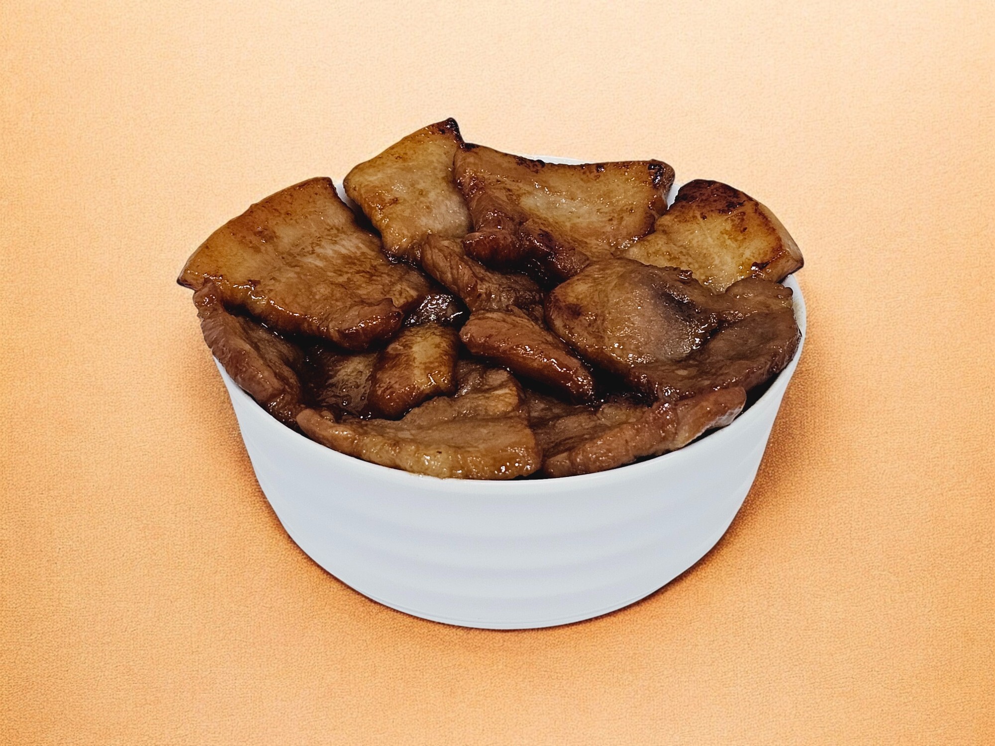 かみふらのポークの厚切り豚丼も半額