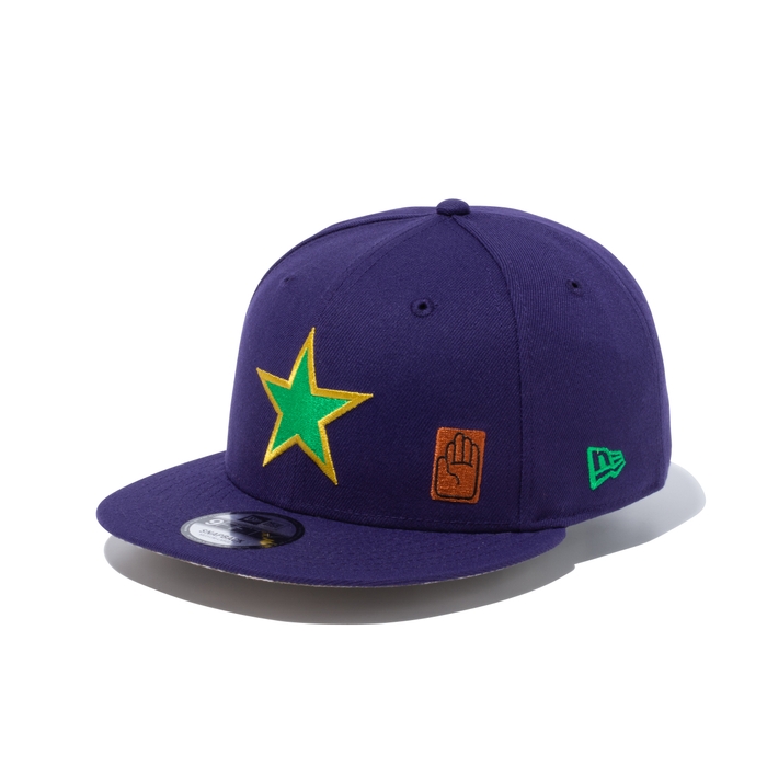 ジョジョの奇妙な冒険 ストーンオーシャン【NEW ERA】キャップ 9FIFTYモデル JOTARO PURPLE(3)