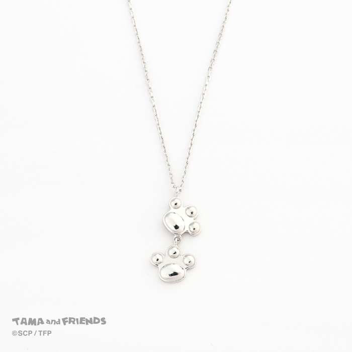 Tama and Friends paws necklace