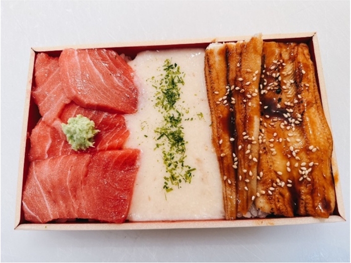 穴子・中トロ・とろろめし -自然薯入り-