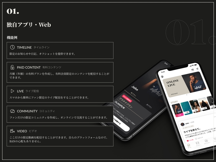 BACKSTAGE WEBアプリ