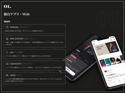 BACKSTAGE WEBアプリ