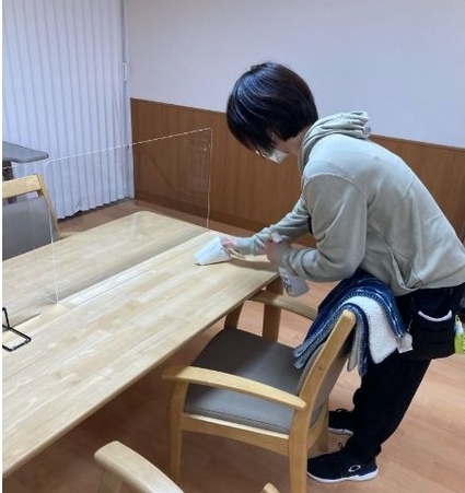 使用場所(机)