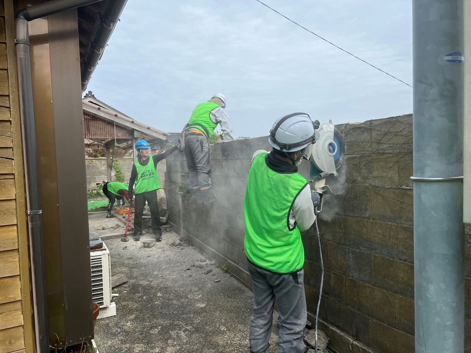 能登半島地震後の技術系ボランティア作業